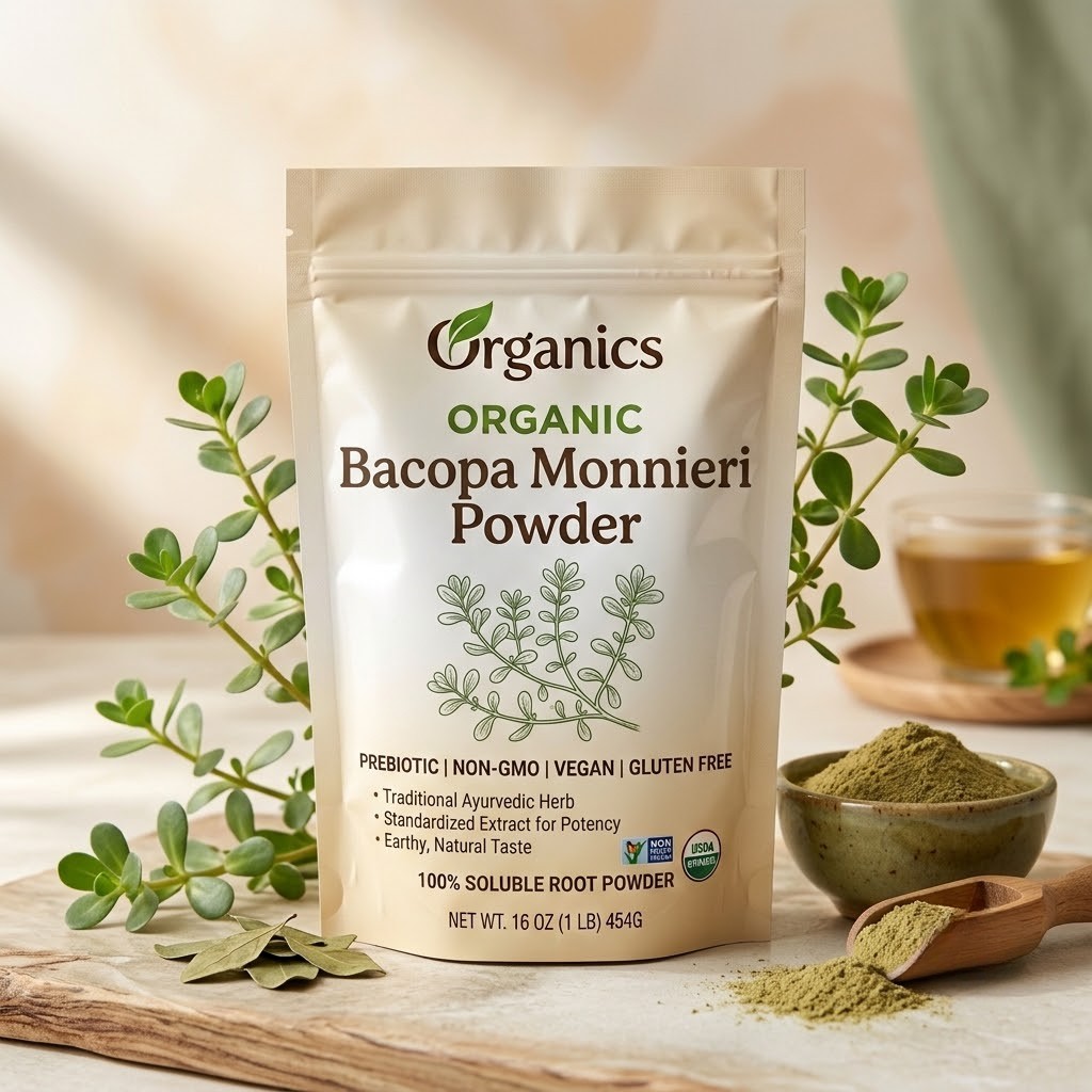 Bacopa Monnieri (Brahmi) Powder - Organic