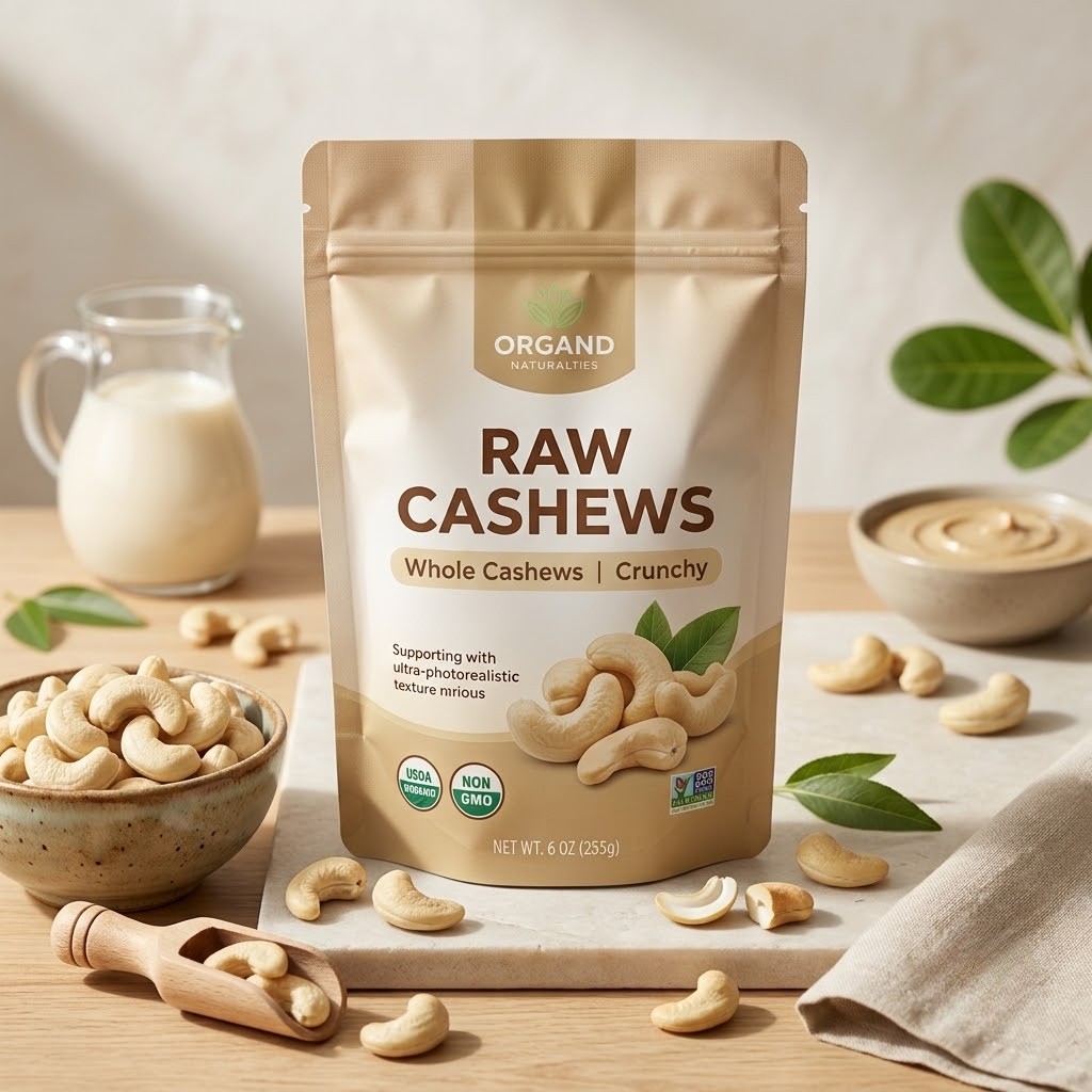 Cashews - Organic, Whole, Raw